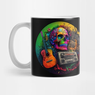 Guitar skull Mug